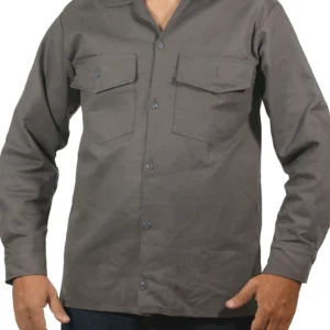 CAMISA EN DRILL GRIS