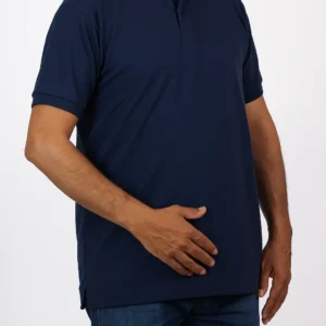 CAMISETA POLO AZUL OSCURO