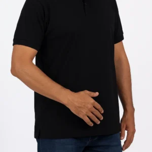 CAMISETA POLO NEGRA
