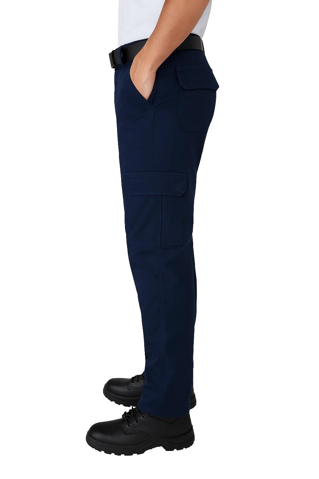 Pantalón tipo cargo azul oscuro